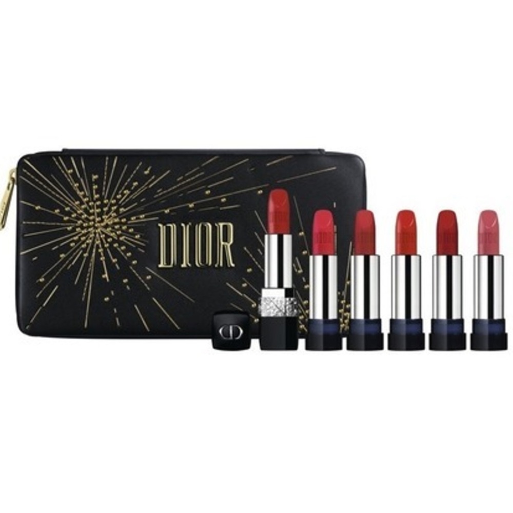 NWT DIOR Rouge Dior Couture Collection 6 pc Set Happy 2020 Limited Edition - Picture 4 of 4